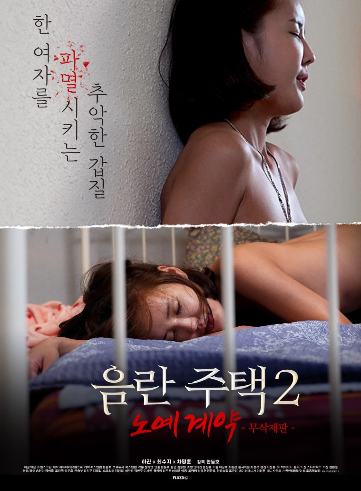 음란주택2:노예 계약 무삭제판 포스터